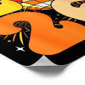 Groovy Happy New Year 2026 New Years Eve Party Men ポスター (角)