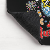 Groovy Happy New Year 2026 Nurse Life Disco Ball F マウスパッド (コーナー)