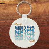 Groovy Happy New Year Y`all キーホルダー (正面)