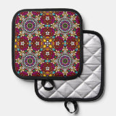 Groovy Heavenly Flower Power  鍋敷き (正面/裏面)