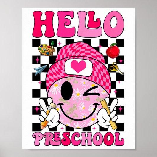 Groovy Hello 幼稚園年少組さん初登園 ポスター (正面)