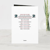 Groovy Herb-yクリスマスパーソナライズされた シーズンカード (裏面)