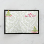 Groovy Herb-yクリスマスパーソナライズされた シーズンカード (内部)