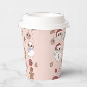 Groovy Hippieサンタクリスマスバースデーパーティー 紙コップ (右)