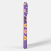 Groovy Hippieデイジーパターン（名前は紫） Case-Mate iPhoneケース (裏面 / 右)