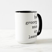 Groovy、Hippie、Boho Coffee Mug マグカップ (正面右)