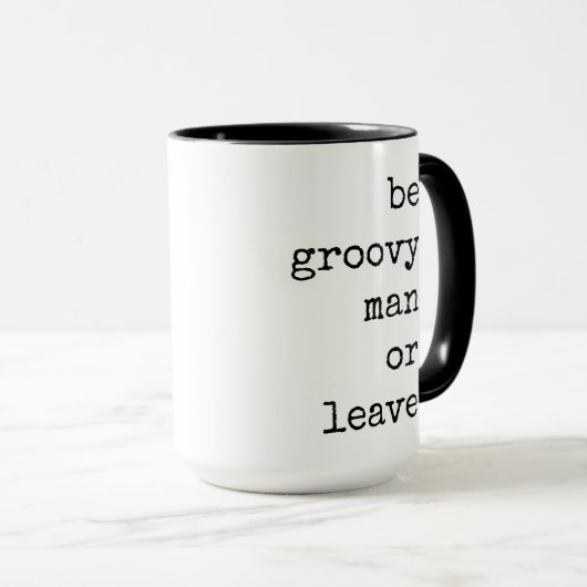 Groovy、Hippie、Boho Coffee Mug マグカップ (正面右)