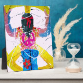 Groovy Hippie Peaceサイン フォトプラーク (側面)