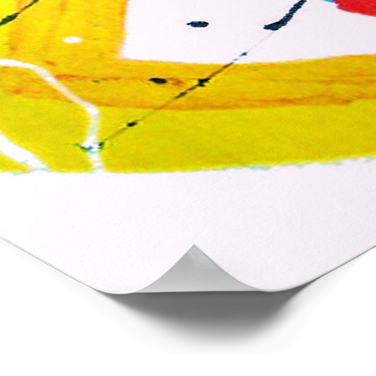 Groovy Hippie Peaceサイン ポスター (角)