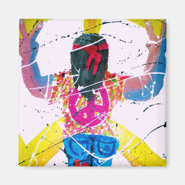 Groovy Hippie Peaceサイン マグネット