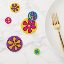 Groovy Hippie Peace and Flower Power