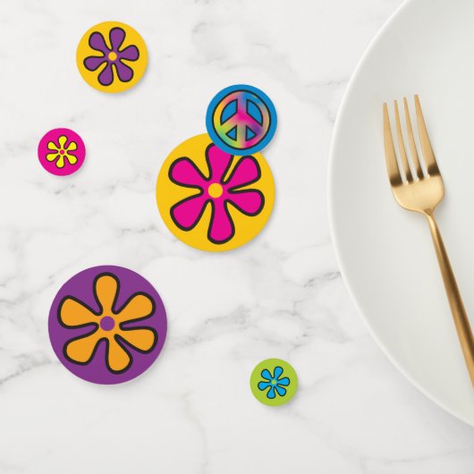 Groovy Hippie Peace and Flower Power コンフェッティ (グループ)