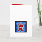 Groovy Ho Ho Hoクリスマスカード シーズンカード (裏面)