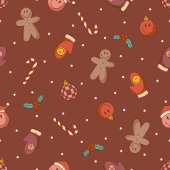 Groovy Holiday Throw Pastel Christmas Celebration フリースブランケット