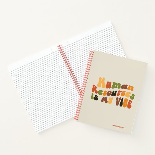 Groovy Human Resources Is My Vibe, HR ノートブック (内部)