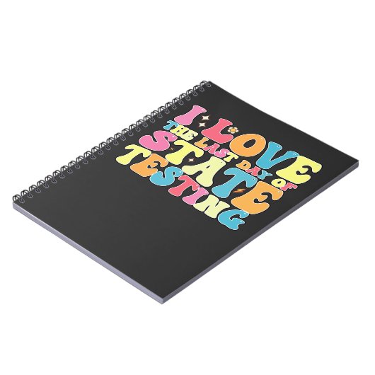 Groovy Iが州試験の最終日を愛する ノートブック (左側)