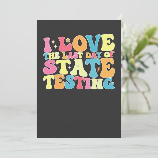 Groovy Iが州試験の最終日を愛する 招待状 (スタンド正面)