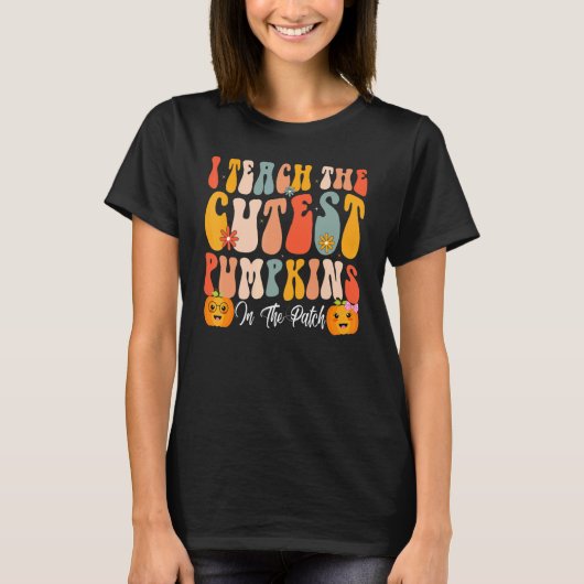 Groovy Iパッ教えプFaの中で最も可愛いカボチャ Tシャツ (正面)