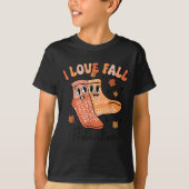 Groovy I Fall Prevention Fall Pt Physical Therapy  Tシャツ (正面)