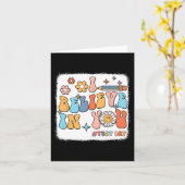 Groovy I In You 信じ Testing Day先生 カード (黄色い花)