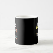 Groovy Imアイリスアイリスアイリスを行うおもしろい母Da コーヒーマグカップ (中央)