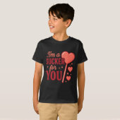 Groovy I'm A Sucker For You Retro Heart Candy Vale Tシャツ (正面フル)