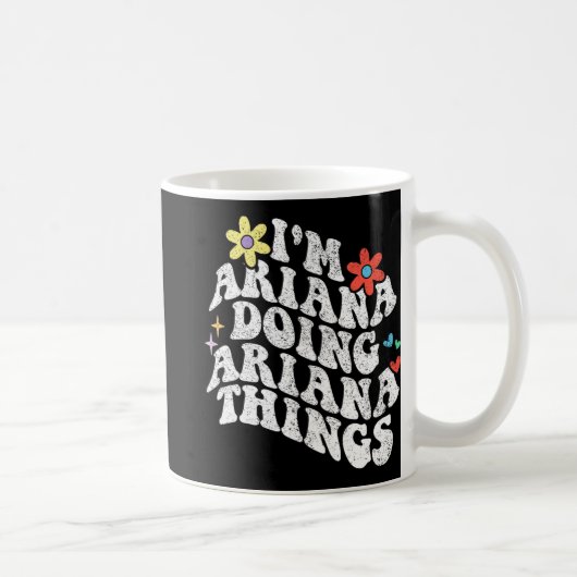 Groovy Im Ariana Doing Ariana Things おもしろい Mothers コーヒーマグカップ (右)