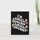 Groovy Im Daniela Things Mothe おもしろい Daniela カード (正面)