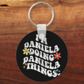 Groovy Im Daniela Things Mothe おもしろい Daniela キーホルダー (正面)