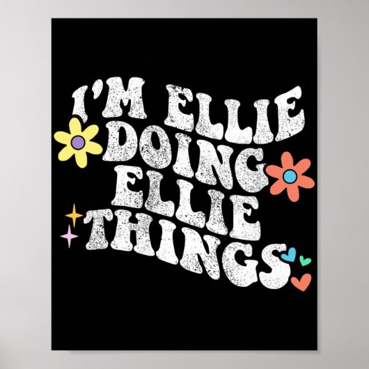 Groovy Im Ellie Ellie Things おもしろい母 ポスター (正面)