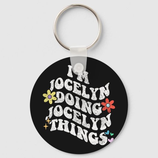 Groovy Im Jocelyn Jocelyn Things Mothe おもしろいMothe キーホルダー (正面)