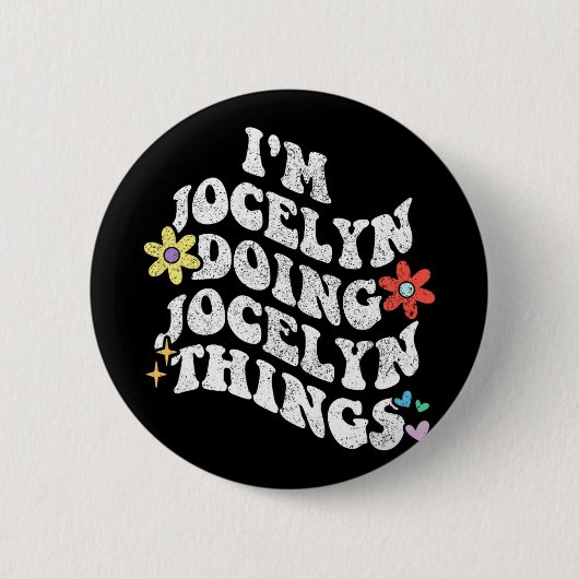Groovy Im Jocelyn Jocelyn Things Mothe おもしろいMothe 缶バッジ (正面)