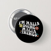 Groovy Im Malia Maalia Things おもしろい母 缶バッジ (正面&裏面)