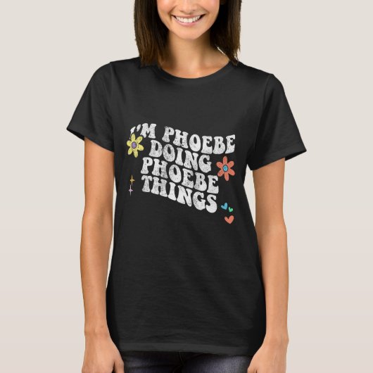Groovy Im PhoebeでPhoebe Things Mothersを実行おもしろい中 Tシャツ (正面)