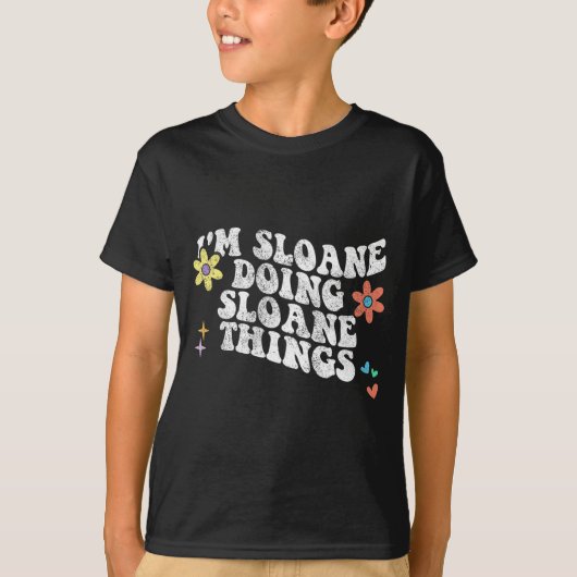 Groovy Im Sloane Doing Sloane Things おもしろい Mothers Tシャツ (正面)
