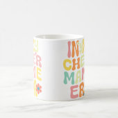 Groovy In My Cheer Mamie Era Cheerleading Lover コーヒーマグカップ (中央)