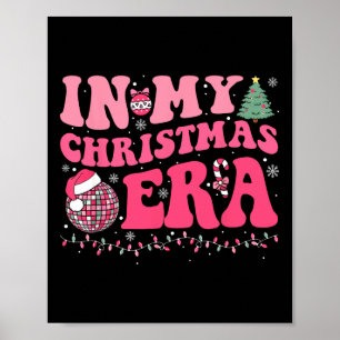Groovy In My Christmas Era Family Matching メリー C ポスター