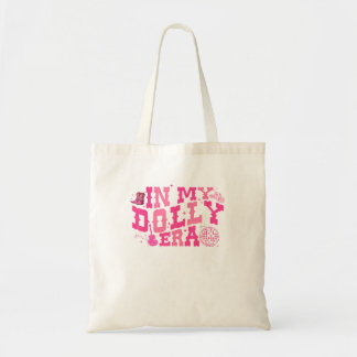 Groovy In My Dolly Era DollyファーストネームPink Cowgi トートバッグ