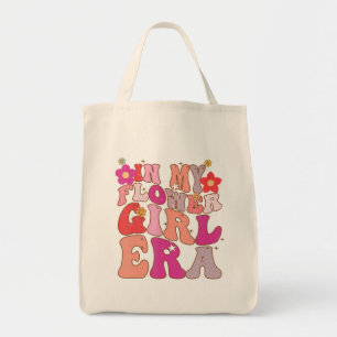 Groovy In My Flower Girl Era Retro Sister Toddler トートバッグ