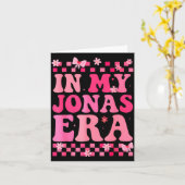 Groovy In My Jonas Era Funny Jonas Heart For Men W カード (黄色い花)