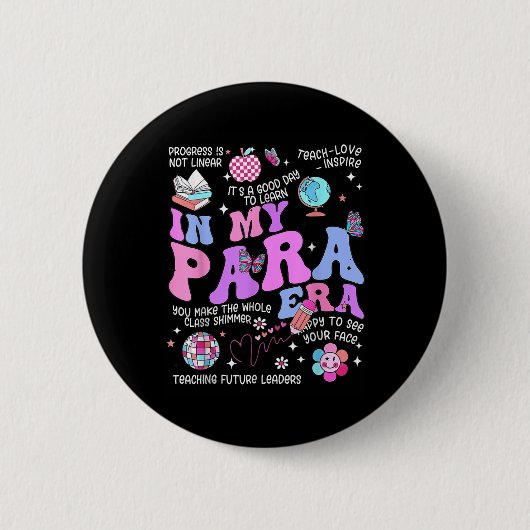 Groovy In My Para EraヴィンテージPara 缶バッジ (正面)