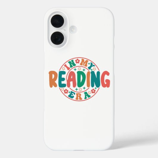 Groovy "In My Reading Era" Wavy Font Graphic Case-Mate iPhoneケース (裏面)