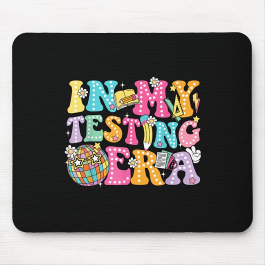 Groovy In My Testing Era Testing Day先生Boy G マウスパッド (正面)