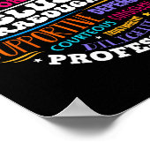 Groovy Inclusion Paraeducator – 特別教育 ポスター (角)