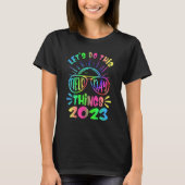 Groovy It s Field Day Vibes   For Teacher Kid 2023 Tシャツ (正面)