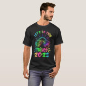 Groovy It s Field Day Vibes   For Teacher Kid 2023 Tシャツ (正面フル)