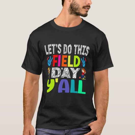 Groovy It s Field Day Vibes   For Teacher Kid 2023 Tシャツ (正面)
