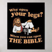 Groovy Jesus Why Open Your Legs When You Can Open  ポスター (正面)