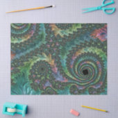 Groovy Jewelトナトリップ(幻覚体験)のようなンカラフルフラクタルアート 薄葉紙 (クラフト)