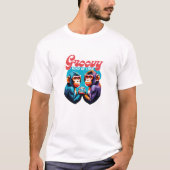 Groovy Kindラブグラフィックシャツ Tシャツ (正面)